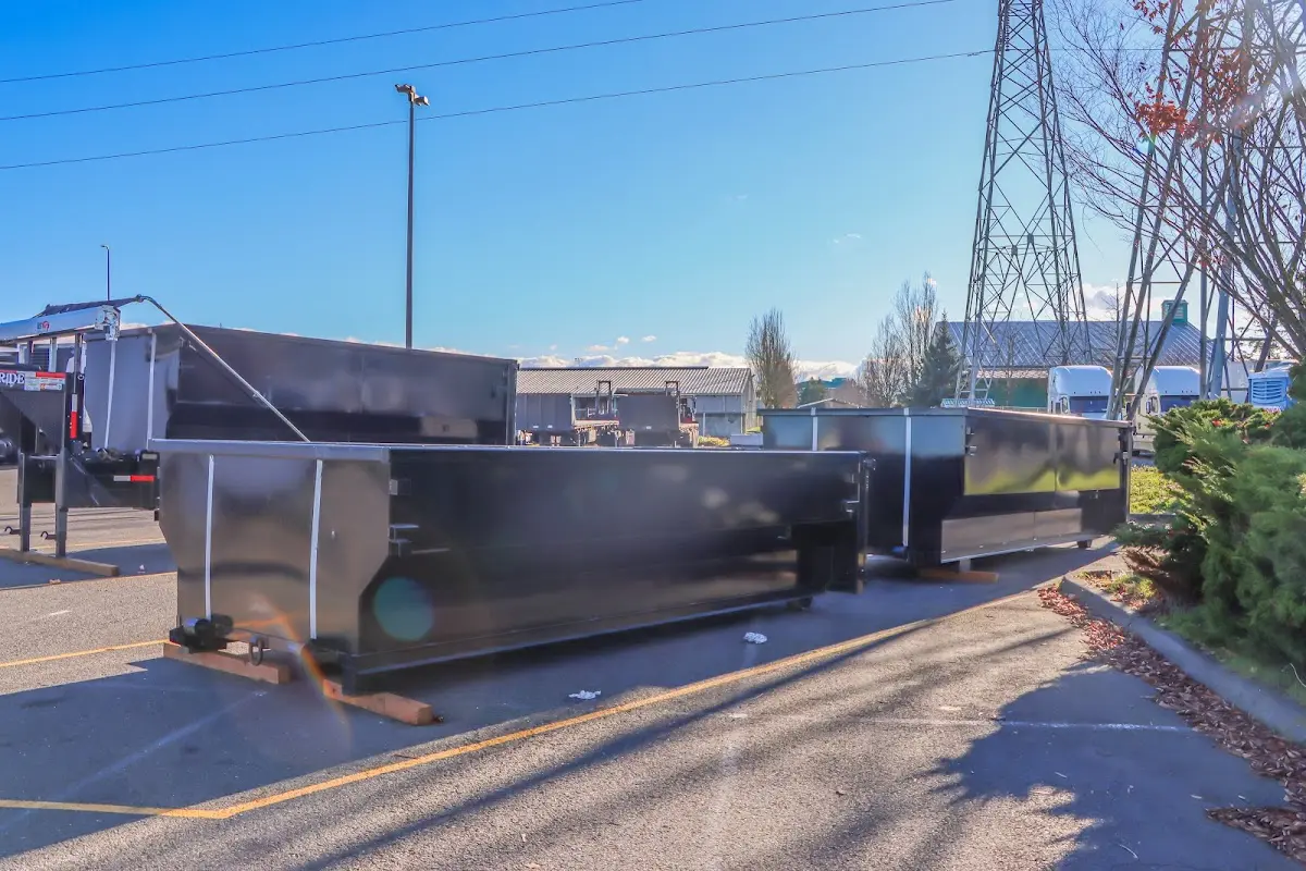 Roll-off dumpster ready for waste disposal at job site for Residential Dumpster Rental in Encinitas